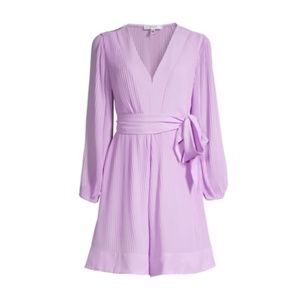 MILLY Knit Pleat Fit-&-Flare Dress - Size 8 worn once for a baby shower